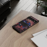 R35 GT-R Cherry Blossom Night Tough Phone Case - Wet Reflection