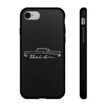 1957 Bel Air Line Art Chrome Script Tough Phone Case Cover Gift