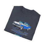 1959 Fairlane 500 Car Illustration T-Shirt | Vintage Classic Auto Design