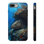 Grouper Reef Phone Case, Sunbeam Ledge Marine Art Tough Cover
