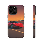Red C4 ZR-1 King of the Hill Art Tough Phone Case