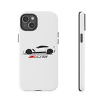 White C7 Z06 Phone Case for Chevy Vette Fans, Tough Cover