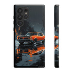 1966 GTO Orange Rainy City Tough Phone Case Cover Gift Art