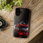 Z06 C8 Phone Case, Red Smoke Studio Reflection Cover