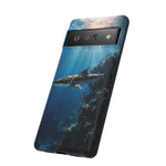 Cobia Reef Phone Case, Shaft of Light Ocean Fishing Tough Cover