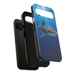 Tiger Shark Phone Case, Dappled Blue Water Tough Cover