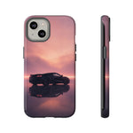 C8 Corvette Silhouette Pastel Horizon Case