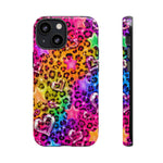 Rainbow Leopard 90s Tough Phone Case
