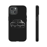 1969 Camaro Black Restomod Front Tough Phone Case Cover Gift