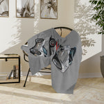2007 Z06 C6 Velveteen Microfiber Blanket | Car enthusiast throw