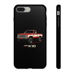 1986 Chevy K10 Red White Classic Pickup Tough Phone Case Cover