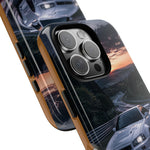 Skyline GT-R R34 White Nurburgring Speed Art Tough Phone Case
