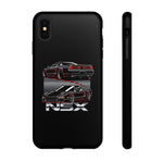 NSX Dual View Black Red JDM Sports Car Tough Phone Case Gift