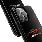 Orange C8 Z06 Phone Case for Chevy Fans, Tough Protective Cover