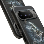 Tarpon Fishing Phone Case, Saltwater Portrait Black Cover, Gift