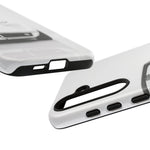 White Corvette Art Phone Case, C3 Stingray Sports Car Tough Cover, Gift