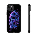 Holographic Skull Phone Case, Shattered Glass Iridescent Cover