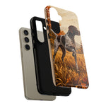 German Shorthaired Pointer Pointing Art Tough Phone Case