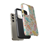 Watercolor Flip Flops pattern Tough Case | Beach Shells Phone Cover