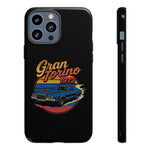 1972 Gran Torino Blue Retro Muscle Car Tough Phone Case Cover