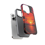 Basketball Court Sunset Phone Case | Tough Phone Case