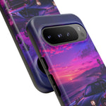 Retro JDM Sports Car Sunset MR2  phone case | Tough Cases