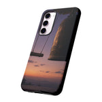 Temple Bell Sunset Phone Case Japan Zen Tough Case