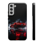 Z06 C8 Phone Case, Red Smoke Studio Reflection Cover