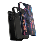 Lofi Anime Rain Street Art Tough Phone Case