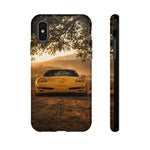 C5 Z06 Corvette Phone Case, Yellow Golden Hour Trail Cover