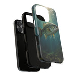 Largemouth Bass Phone Case, Sunlit Underwater Tough Cover, Gift