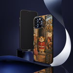 Corgi Royal Guard phone case | Cute British corgi soldier illustration