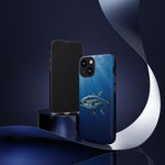 Yellowfin Tuna Phone Case, Deep Blue Water Tough Cover, Gift
