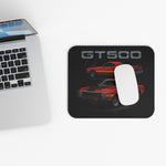 1969 GT500 Mouse Pad – Red with Yellow Stripes Shelby Mustang