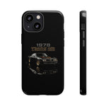 1978 Trans Am Phone Case Featuring Black Firebird Muscle Car Artwork