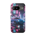Skyline GT-R Tokyo Rain JDM Night Art Tough Phone Case