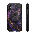 French Bulldog Galaxy Marble Art Tough Phone Case