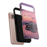Silver Hakosuka Skyline Mirror Lake Tough Phone Case