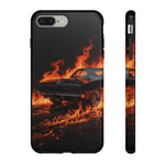 Black Charger Classic Muscle Flames Tough Phone Case Cover Gift