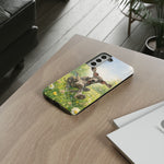 Playful Dog in Meadow Great Dane phone case | Puppy Art Tough Cover