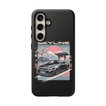 R34 Skyline GT-R Sakura Mountain JDM Tough Phone Case Gift