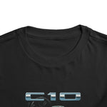 1969 Chevy C10 Toddler T-Shirt – Green & White Classic Pickup Retro Tee