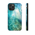 Ocean Wave Tunnel Tough Case | Turquoise Surf Phone Cover