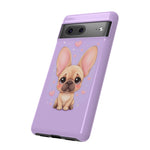 French Bulldog Bat Ears Kawaii Pet Dog Art Tough Phone Case