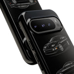 Black 300ZX Sports Car Tough Phone Case - Multi View