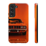 Orange Cuda Phone Case, 71 Classic Muscle Car Tough Cover