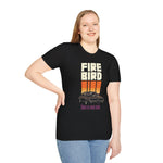 Firebird Retro Sunset Car T-Shirt Classic Muscle Graphic Tee