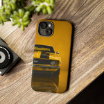 Classic Camaro SS Phone Case, Yellow 69 Muscle Car Cover, Gift for Guys