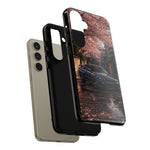 Cherry Blossom Street Scene R34 Skyline GTR Tough Case | Car Photo Cover