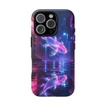 Neon Koi Reflection Vaporwave phone case | Tough Cover